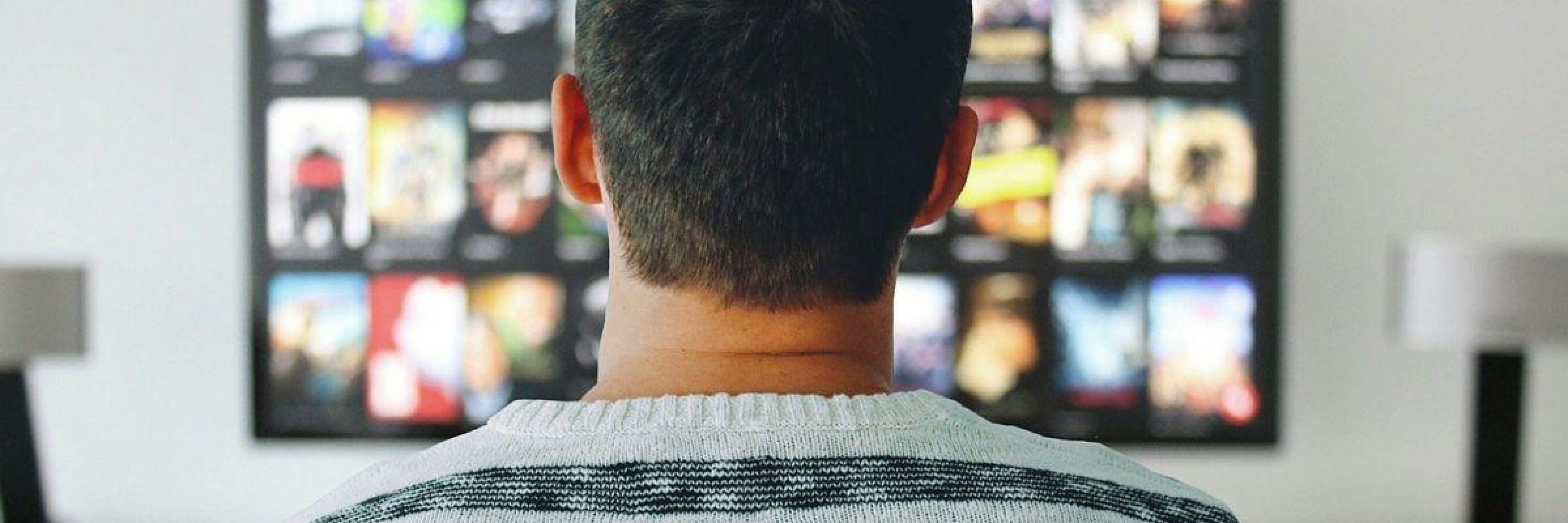 Man watching netflix 1