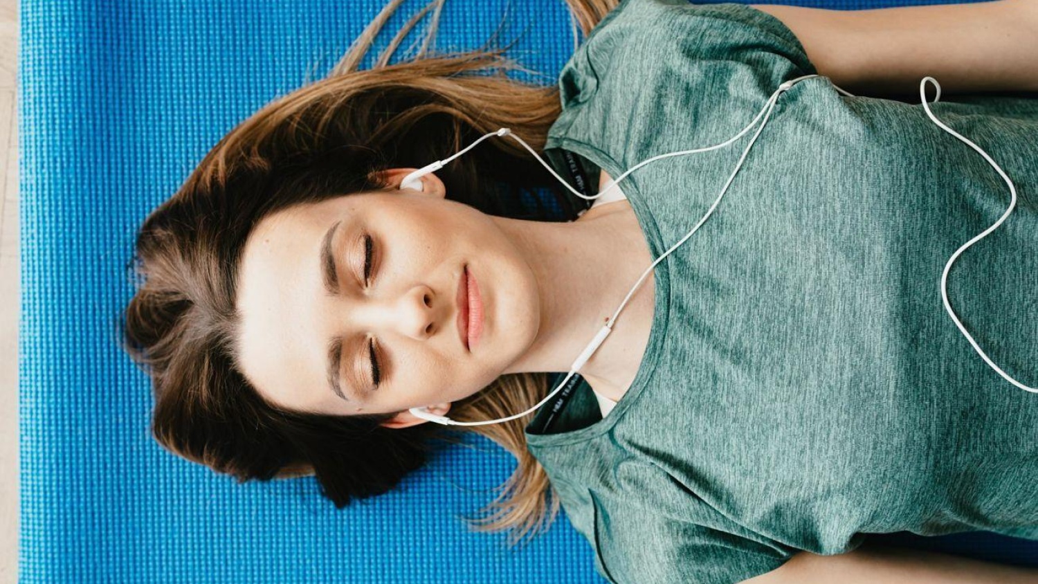 Woman listening to music relaxing 1